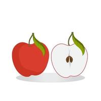 icono de manzana para proyectos de diseño gráfico vector