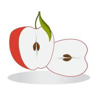 icono de manzana para proyectos de diseño gráfico vector