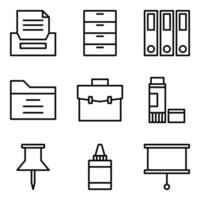 Office Line Icon Vector