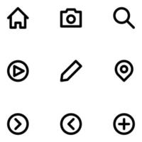 Web Essentials Icon Pack vector