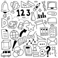 Education Doodle Icons vector