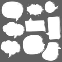 Free Vector Speech Bubbles