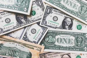 American dollars or US dollar banknotes background