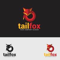 fox logo design vector template