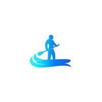 Sup, stand up paddle surf icon.eps vector