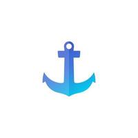 anchor icon, marine port vector logo.eps