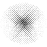 Halftone circles, halftone dot pattern vector