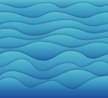 Blue waves background vector design
