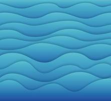 Blue waves background vector design