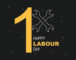 Happy Labour Day Background Vector