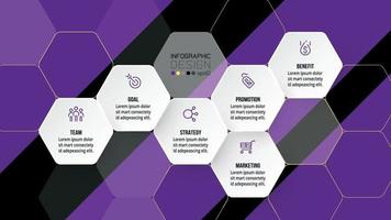 Timeline business infographic template design. vector