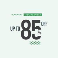 Discount Special Offer up to 85 off Vector Template Design Illustration