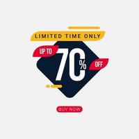 Discount up to 70 off Limited Time Only Vector Template Design Illustration