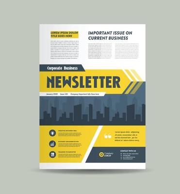 Business Newsletter Design and Monthly Journal Design