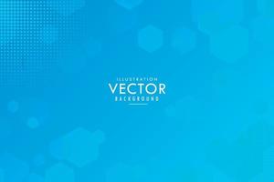 Gradient blue abstract geometric background vector