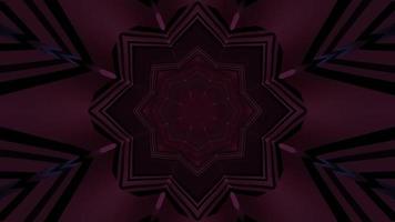 patrón geométrico con líneas de neón ilustración 3d foto