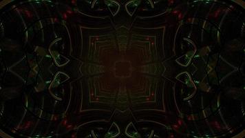 oscuro patrón geométrico con efectos de luz ilustración 3d foto