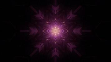 Multifaceted star pattern in 3D illustration photo