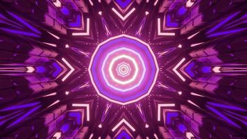 Radiant kaleidoscope geometric background 3d illustration photo