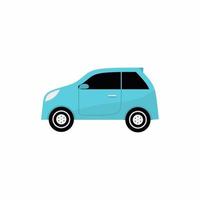 stock de icono de coche. transporte de la ciudad aislado sobre fondo blanco. icono moderno y minimalista en colores elegantes. Ilustración de vector de diseño de dibujos animados plana