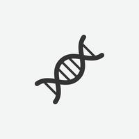 Genetic, dna, biotechnology isolated icon for graphic and website design vector