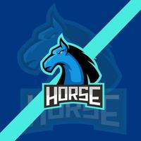 horse logo illustration vector