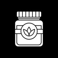 Vegan sauce dark mode glyph icon