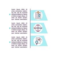 Secondary research sources concept icon with text vector