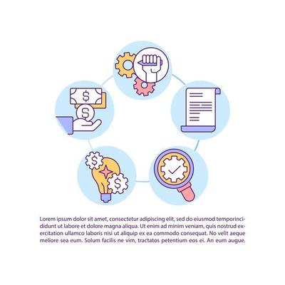 Grant writing tips concept icon with text