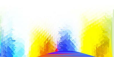 Light blue, yellow vector abstract triangle texture.