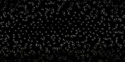 Dark gray vector background with random forms.