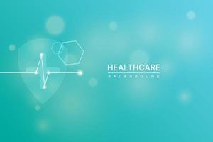 Healthcare, medical, technology and science wallpaper template. vector illustration