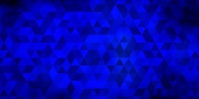 Dark BLUE vector pattern with polygonal style.