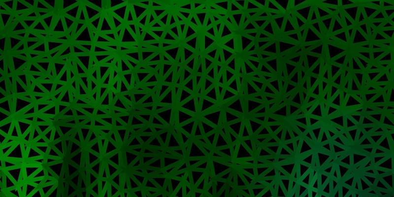 Dark green vector geometric polygonal design.