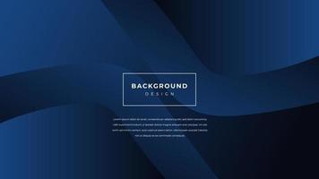 Abstract background dark blue with modern corporate concept. 3d cover of business presentation banner. vector