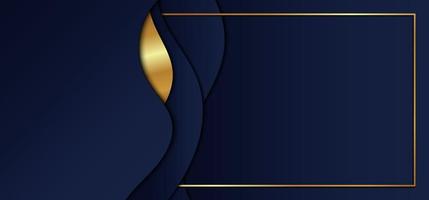 Premium Vector  Dark blue abstract wallpaper background for your