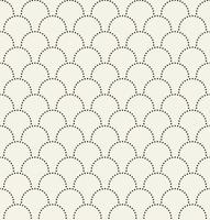 Black semicircles fish scales seamless pattern background and texture