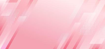 Abstract pink diagonal stripes geometric with halftone effect background. vector