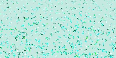 Light green vector background with random forms.