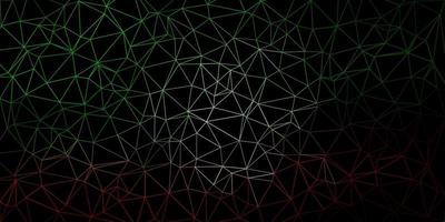 Light green, red vector gradient polygon layout.