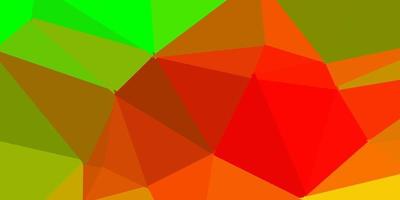 Light green, red vector geometric polygonal design.