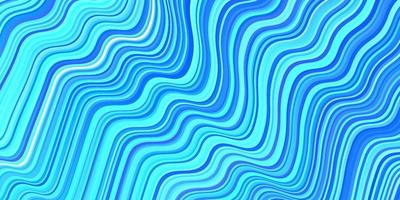 textura de vector azul claro con líneas torcidas.