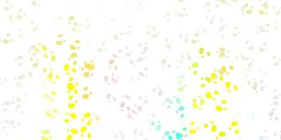 Light multicolor vector background with random forms.