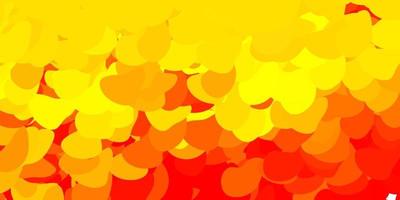 Light orange vector backdrop with chaotic shapes.