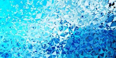 Light blue vector background with triangles.