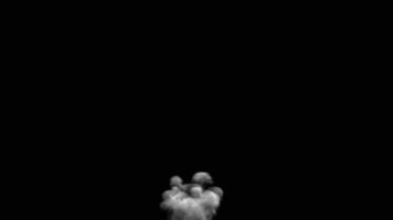 Smoke on a black background photo