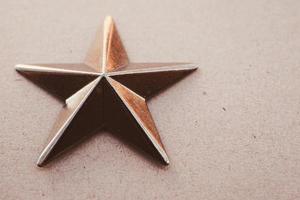 A golden star decoration textured background photo