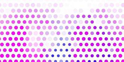 Light pink, blue vector backdrop with dots.