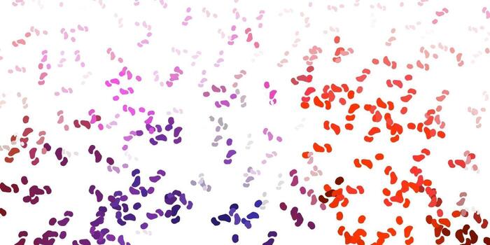 Light pink, red vector template with abstract forms.