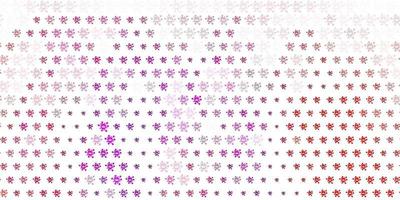Light Pink, Red vector backdrop with virus symbols.